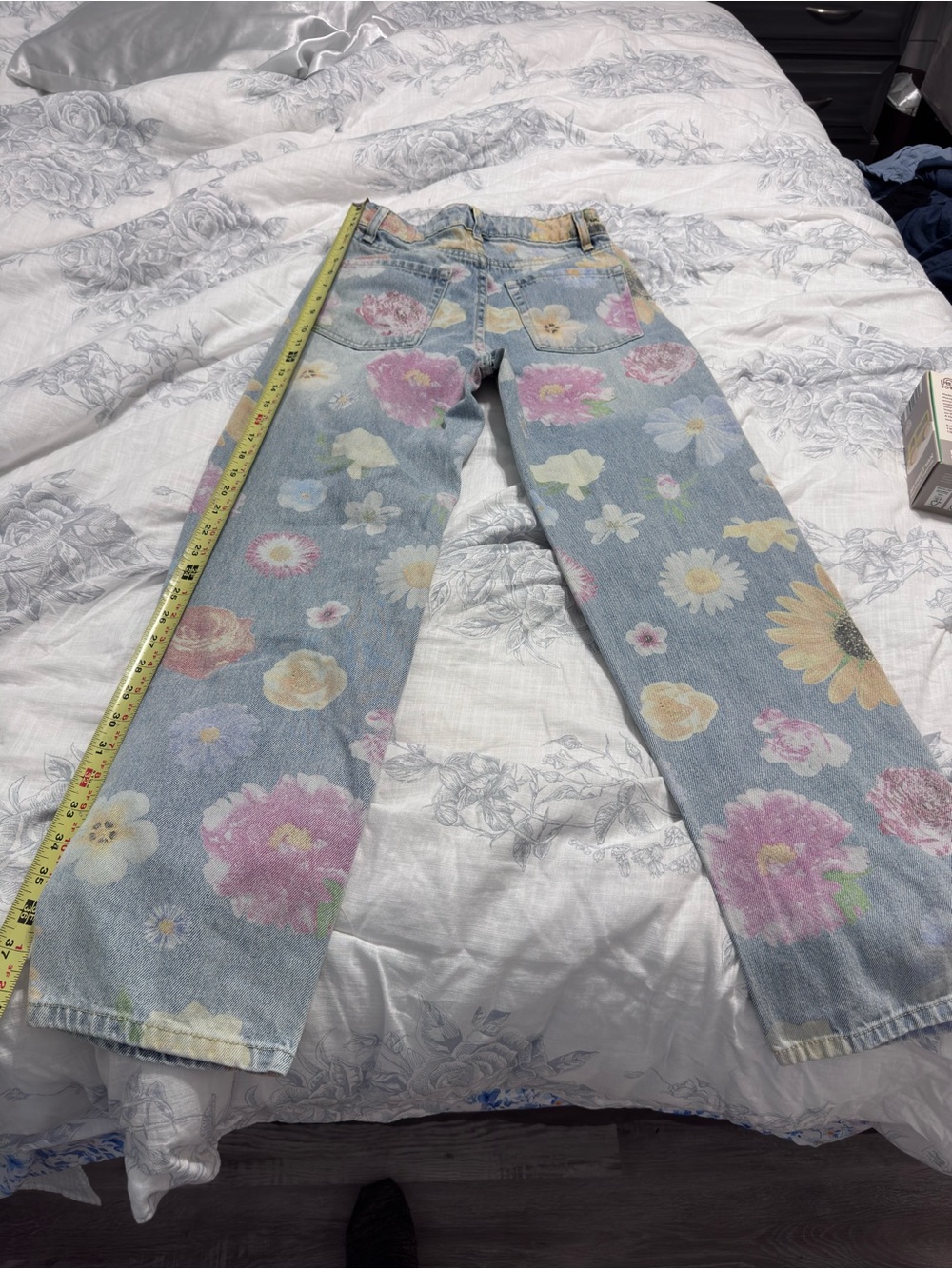 Wild Fable Floral Jeans Size 00 - Picture 7 of 10
